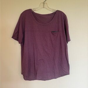 Lululemon Purple Short Sleeve T-Shirt